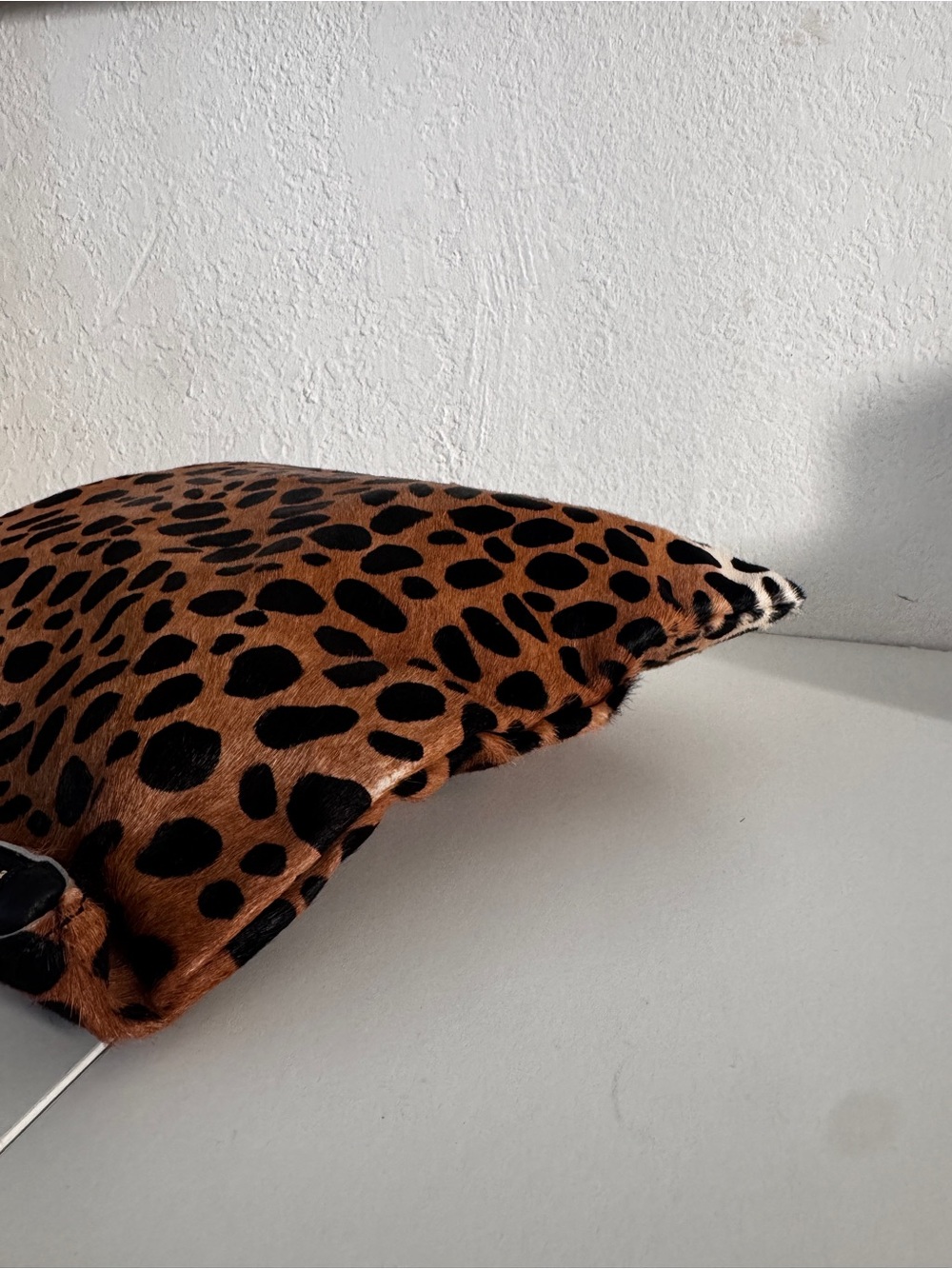 Clare V Leopard Print Clutch in Brown and Black - Picture 6 of 14